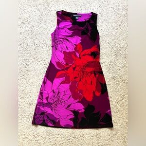 Vintage style whimsigoth floral dress in a size 2 (fits a small/medium).